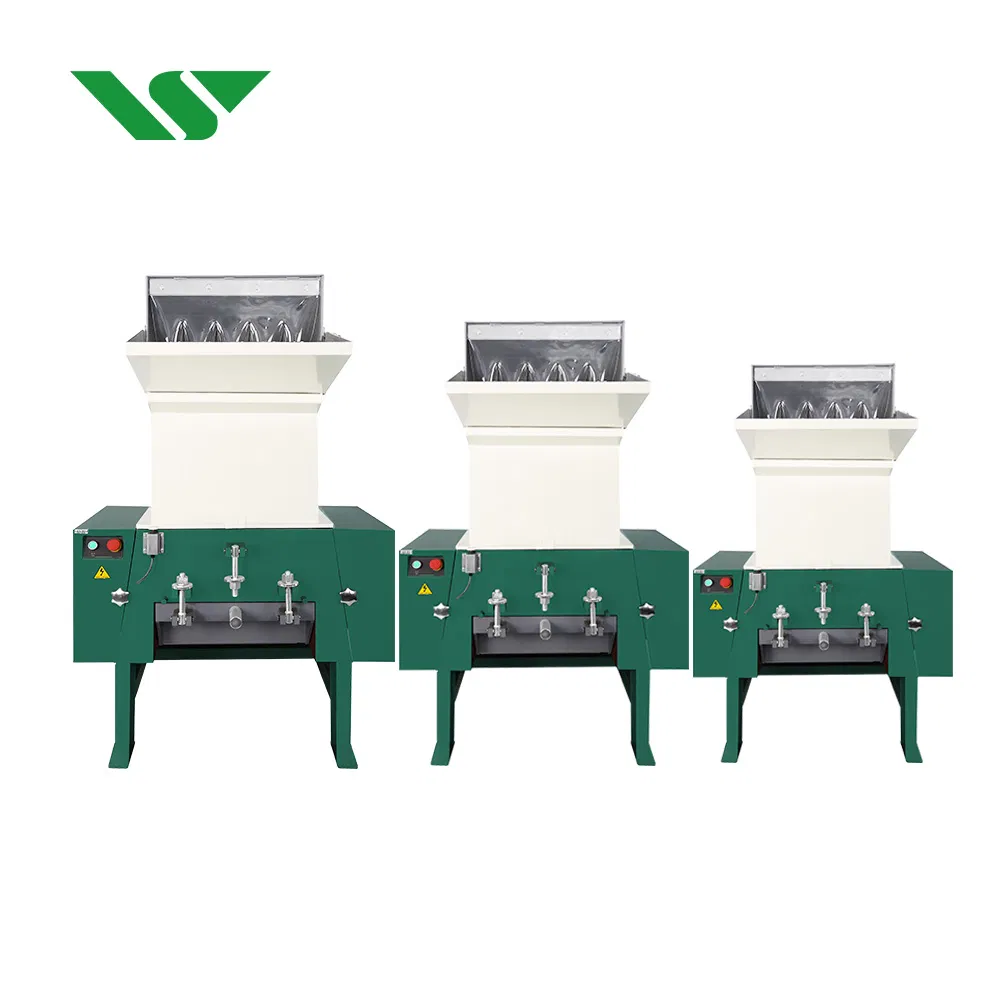 Wensui PE PP PVC Pet Waste Plastic Crusher Machine Prices Plastic Shredder Machine Industrial Plastic Crushing Crusher