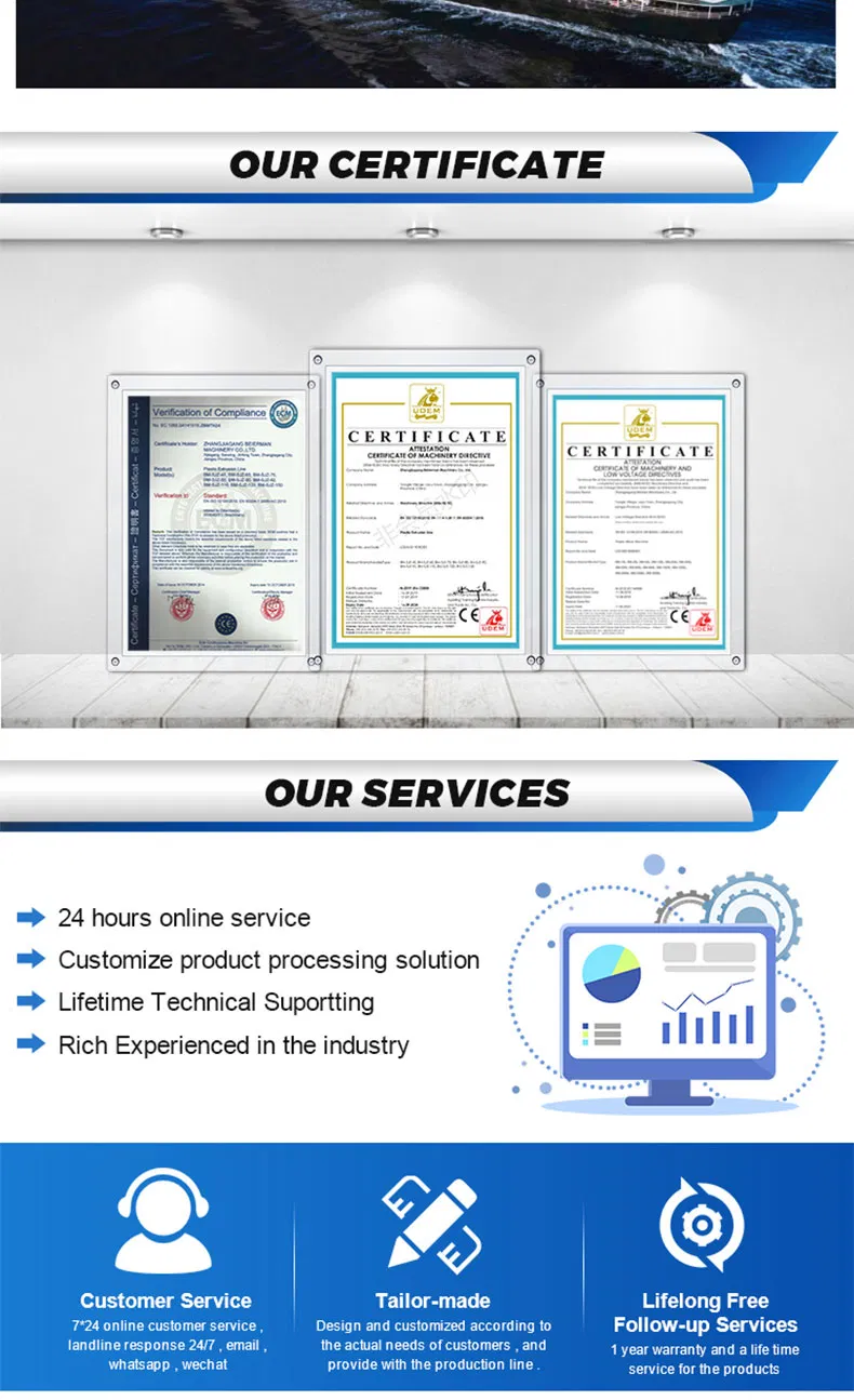 PVC Tube Profile Making Double Screw Extruder