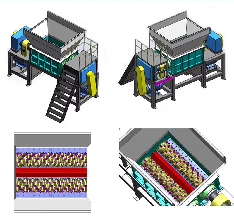 Crusher Shredder Recycling Machine 2