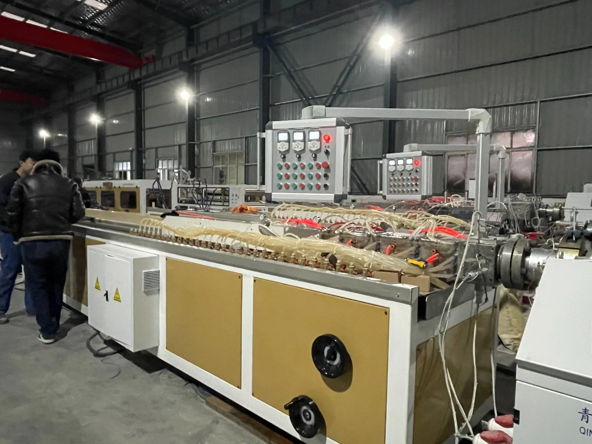 WPC PVC Plastic Door Panel Extrusion Window Frame Architrave Making Machine