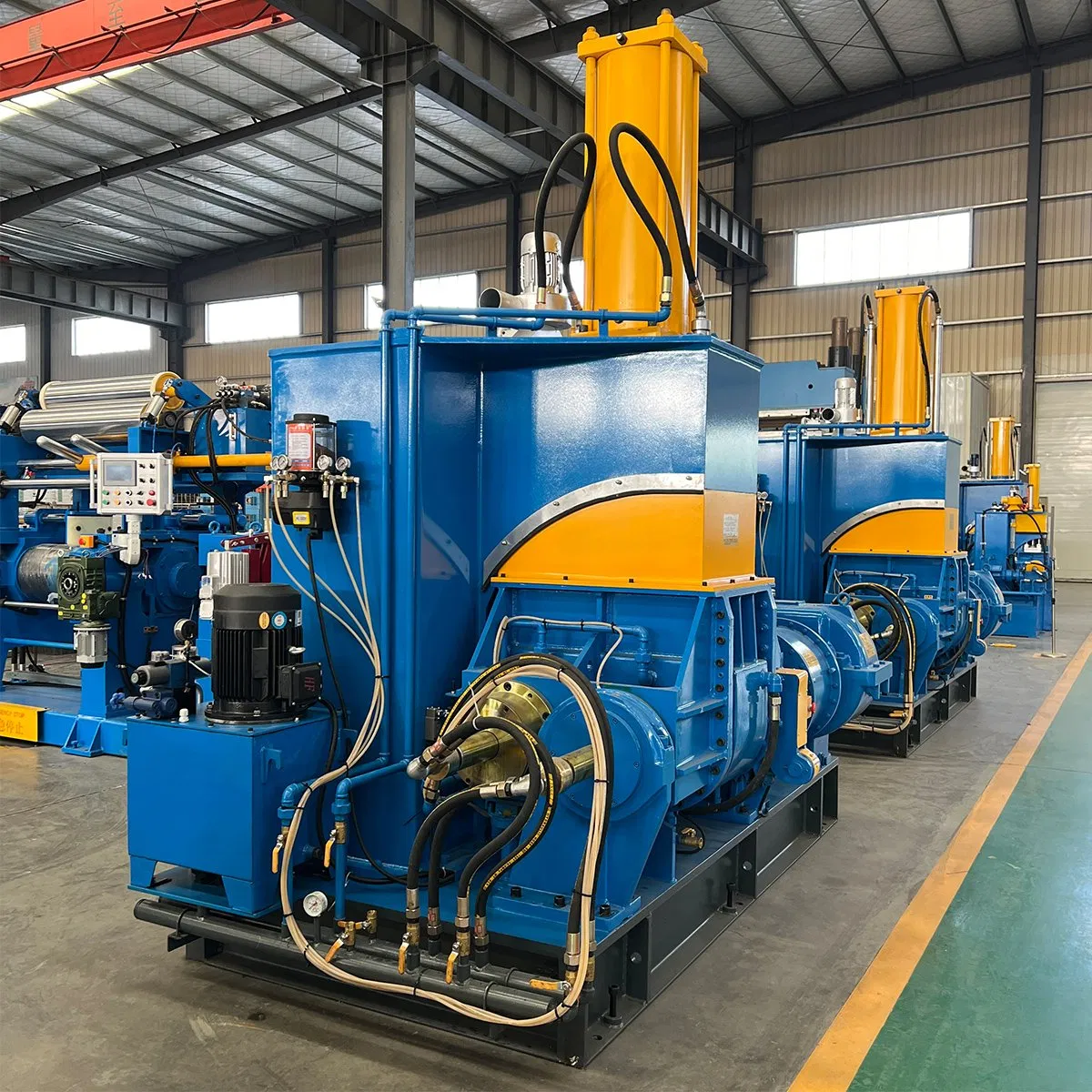Automatic Industrial Internal Kneader Machine for Rubber / Plastic Mixing