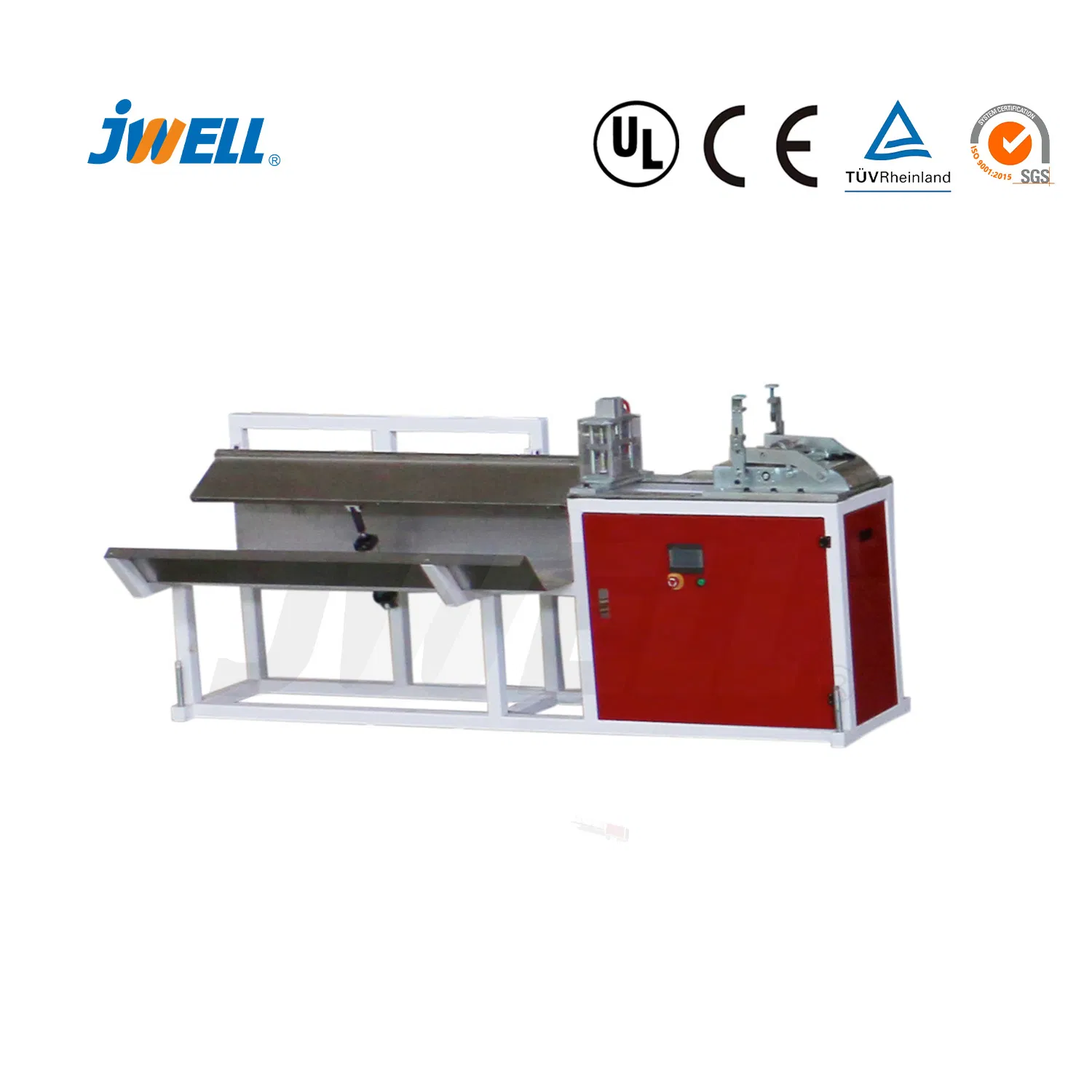 Jwell Made-in China Price Single Screw PVC, PP, PE, PC, ABS Plastic Small Profile Extruder