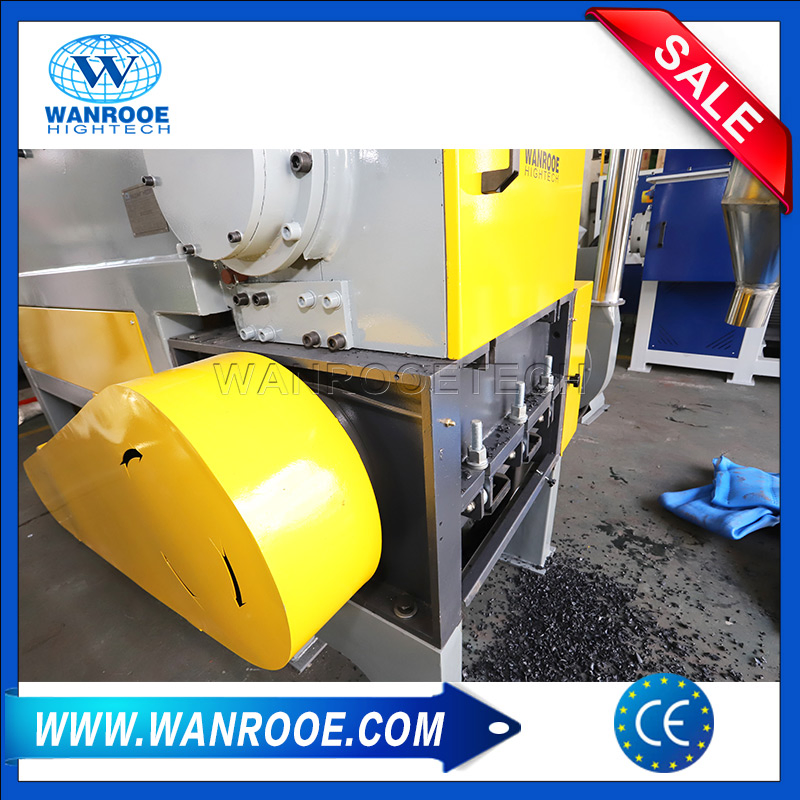 Plastic Hard Lumps and HDPE Pipe Single Shaft Shredder Crusher Machine