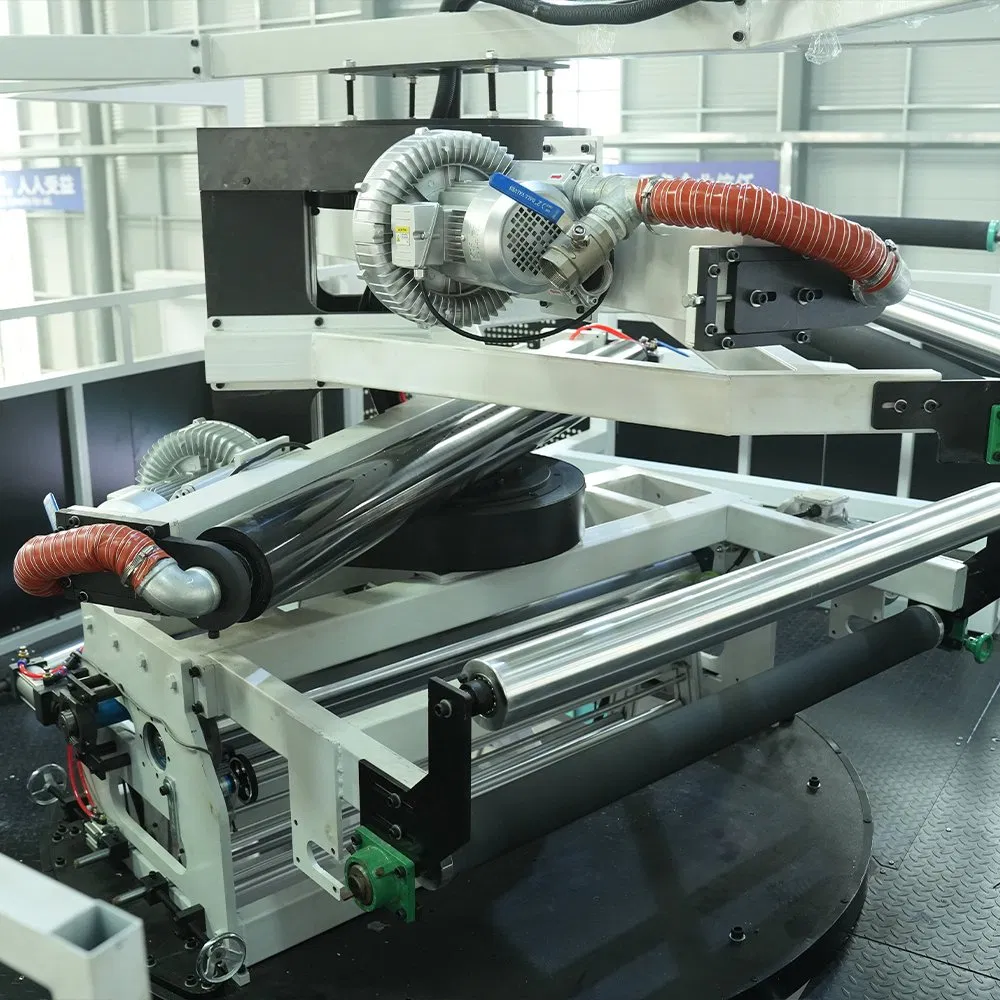 Low Energy Consumption High Speed HDPE LDPE Blown Film Extruder Mutilayer Three Layers ABC Plastic PE Film Blowing Machine