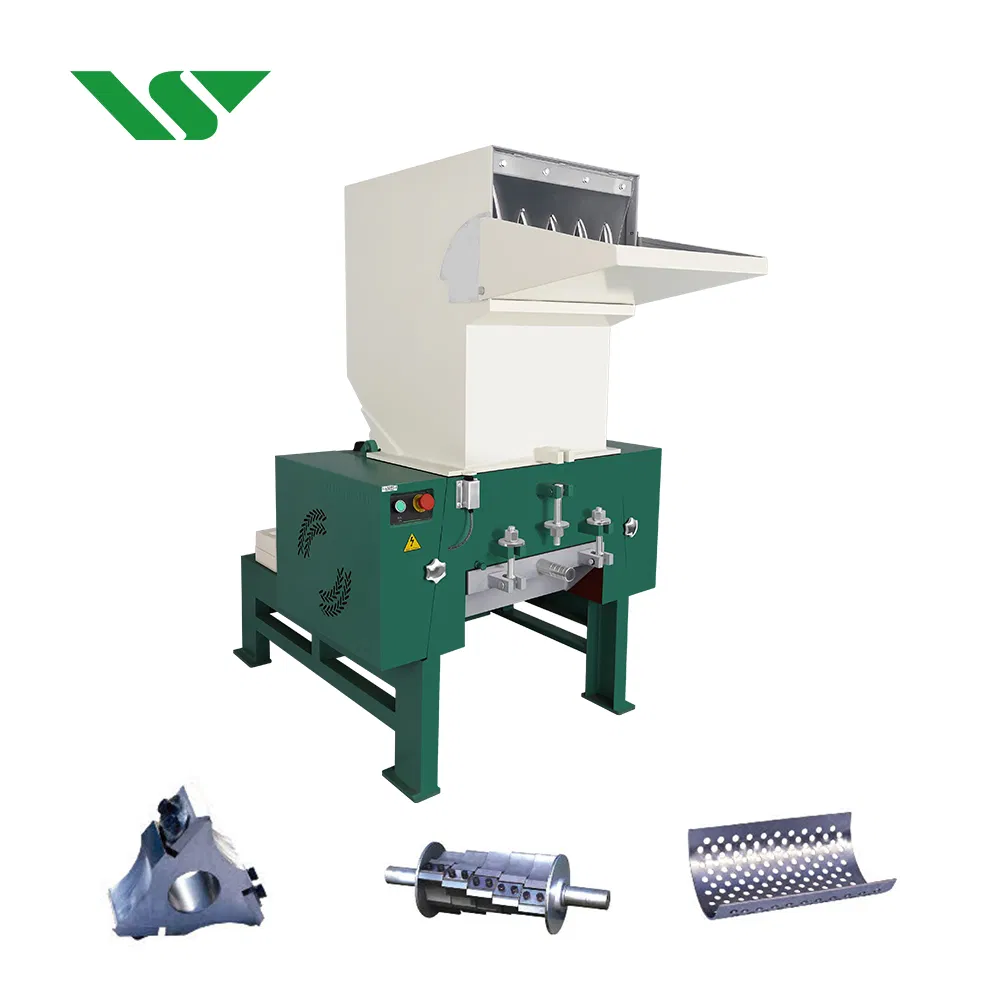 Wensui PE PP PVC Pet Waste Plastic Crusher Machine Prices Plastic Shredder Machine Industrial Plastic Crushing Crusher