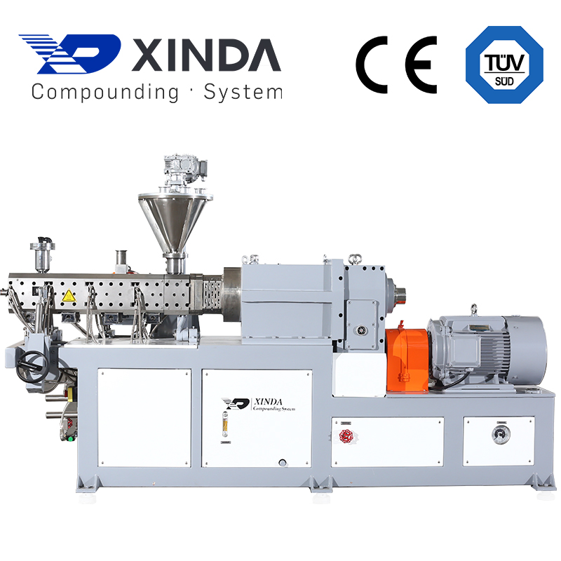 Lab Twin Screw Extruder PVC Compounding Plant Lab Granulating Machine Plastic Industrial Machinery