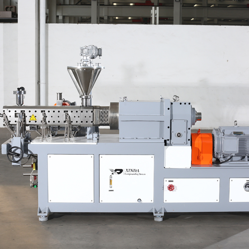 Lab Twin Screw Extruder PVC Compounding Plant Lab Granulating Machine Plastic Industrial Machinery