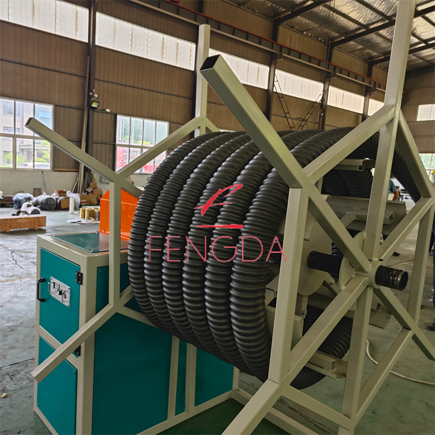 PE Pipe/Cod Cable Porous Pipe Production Line/Plastic Carbon Spiral Pipe/Conduit Tube/Making Machine