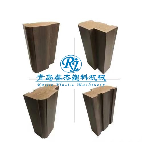 Twin Screw Plastic PVC WPC Door Frame Profile Extruison Making Extruder Price