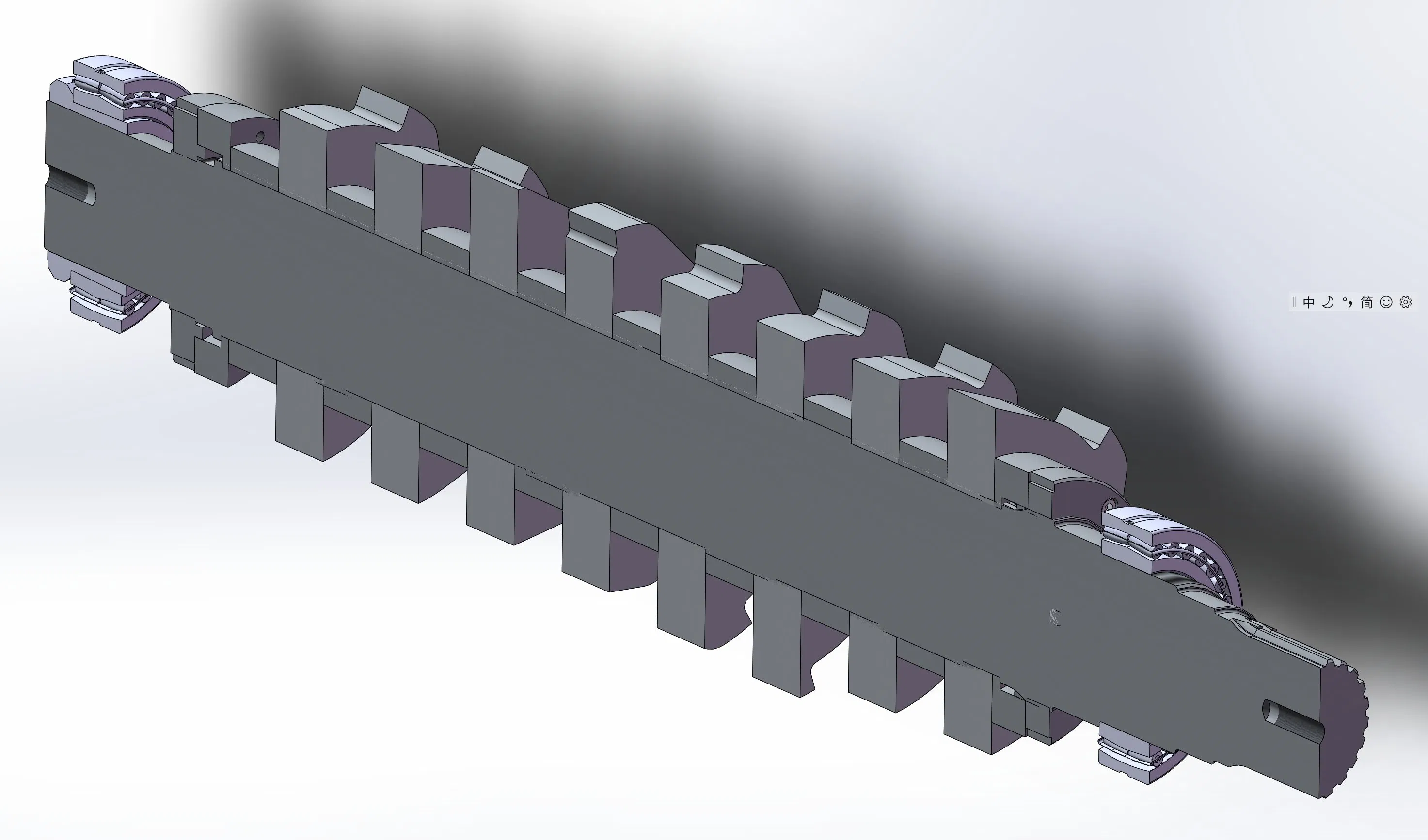 Renda Single Shaft Recycling Crushing Shredder Machine