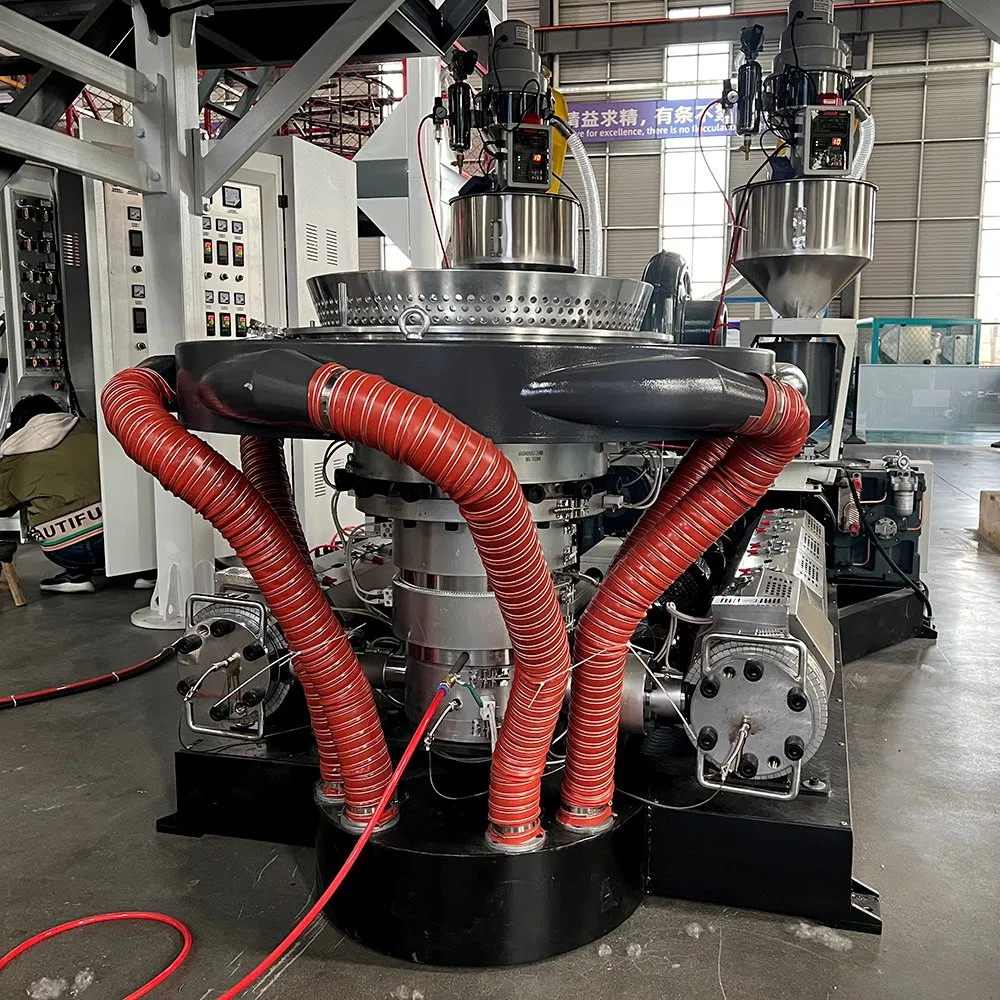 High Output Two-Layer PE Film Extruder Machine Plastic Bag Making Production Line