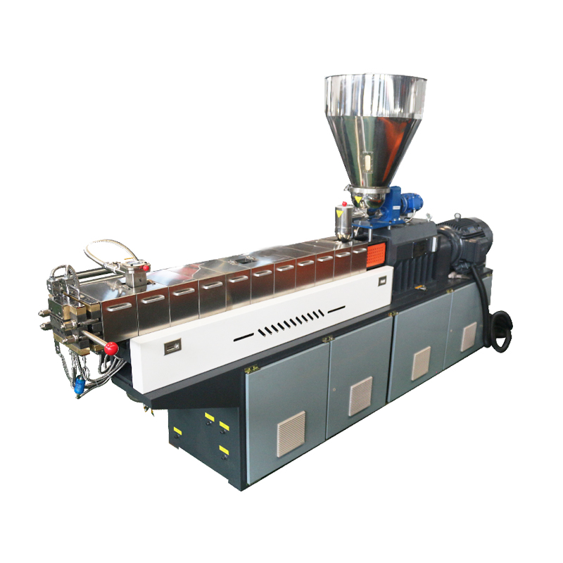 Mini Plastic Twin Screw Extruder Machine Filler Masterbatch Compounding Production Line