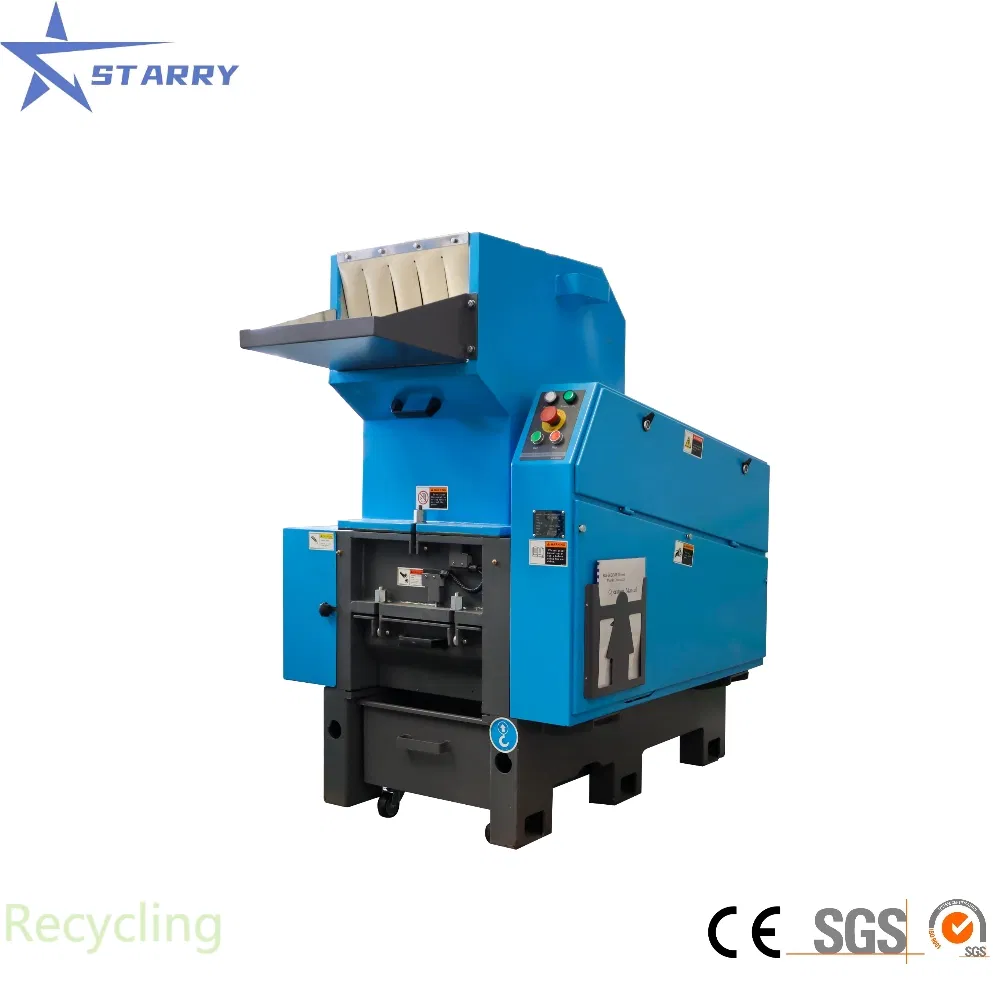 PE PP PVC Pet Bottle Fabric Hard Waste Scrap Pallet Plastic Crushing Machine Prices Industrial Plastic Recycling Shredder Plastic Crusher
