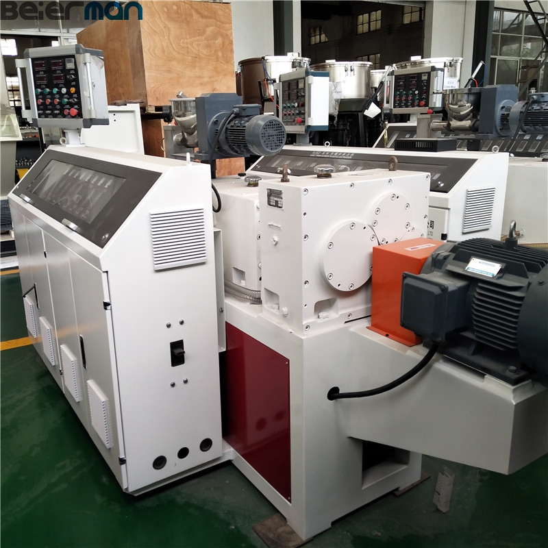 Plastic Electric Cable Extrusion Sjz45 Sjz51 Sjz55 Sjz65 Sjz80 Sjz92 PVC Tube Profile Making Double Screw Extruder