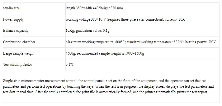 Asphalt Content Tester Equipment
