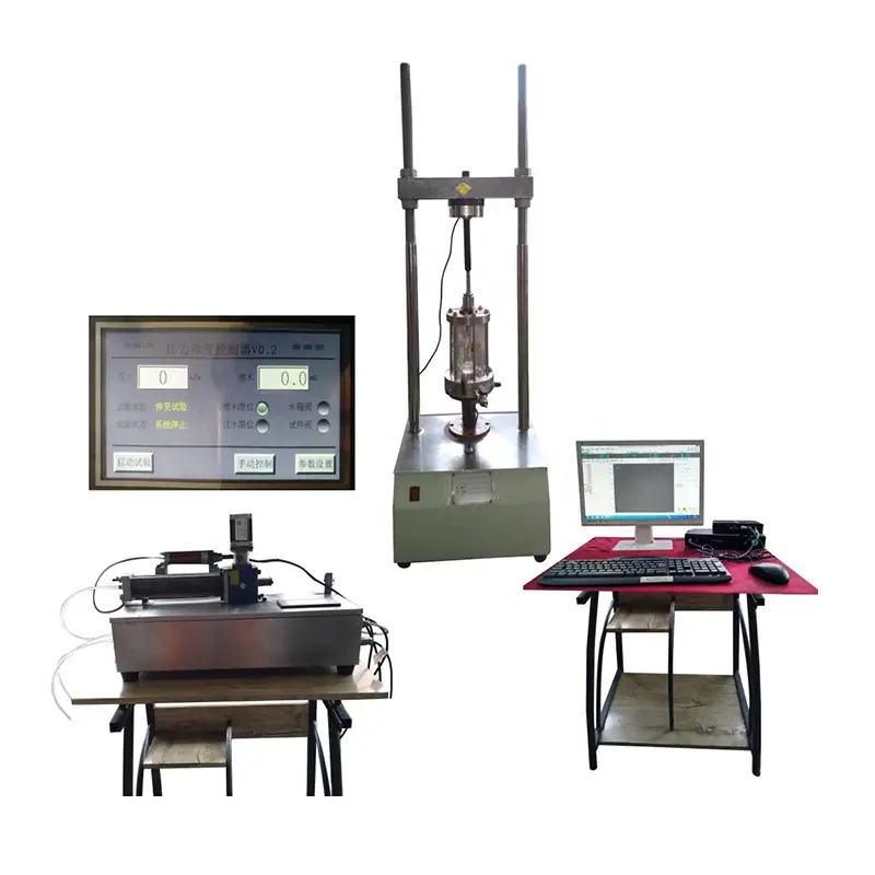 High-Quality Automatic Triaxial Test Soil Laboratory Equipment Pricelist, Quotes