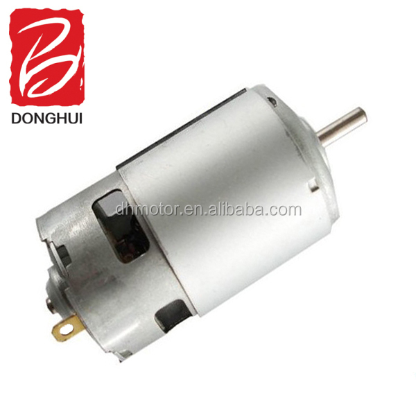 12v 80w High Speed and High Torque Dc Motor with Dual Shaft Electric Auto Rickshaw