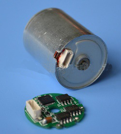 28mm 12/24 Volt Dc High Torque Brushless Motor with Speed Control