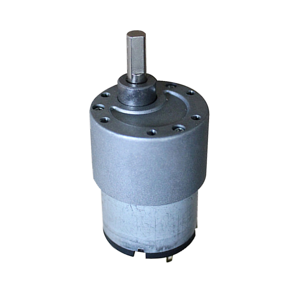 China Factory  Cheap Price Diameter 37mm 12v Dc Worm Gear Motor Two Way Motor Specifications with 528 Motor