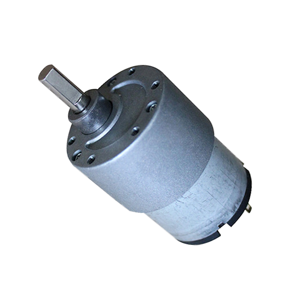 China Factory  Cheap Price Diameter 37mm 12v Dc Worm Gear Motor Two Way Motor Specifications with 528 Motor