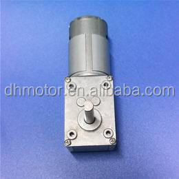 China Factory Customized  High Torque 5kg.cm  Low Speed 5-100rpm 6-24v Dc Worm Gear Motor Electric for Car 4260-370 Motor