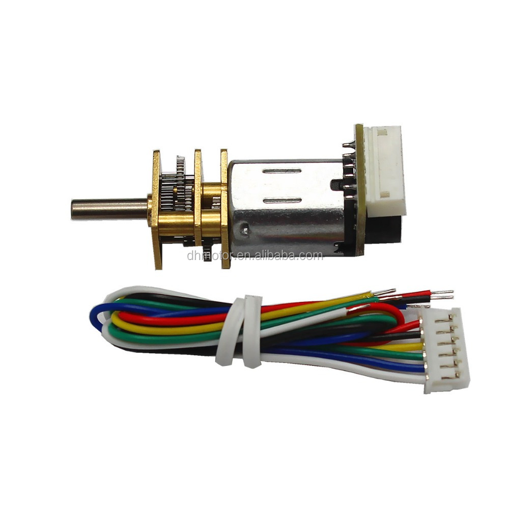 N20 12mm Geared Motor 3v 60 Rpm,  6v 12mm Gear Motor Dc Motor for Door Lock, 12mm Dc Gear Motor with Encoder
