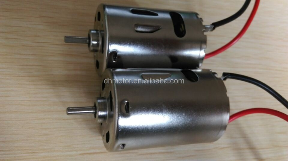 RS 540 DC Motor Angle View