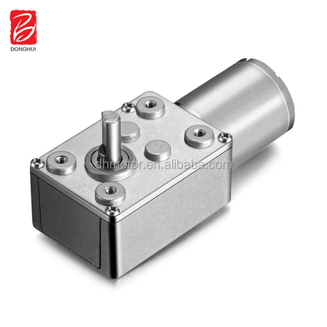 China Factory Customized  High Torque 5kg.cm  Low Speed 5-100rpm 6-24v Dc Worm Gear Motor Electric for Car 4260-370 Motor