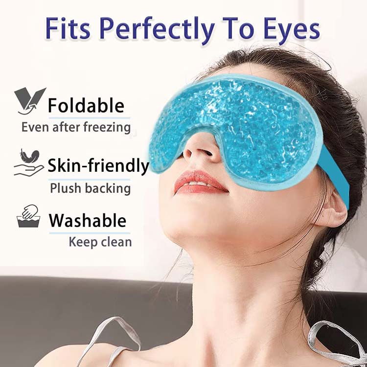 Hot And Cold Therapearl Compress Gel Eye Mask Bag Hot And Cold Eye Mask Relaxing Eye Mask