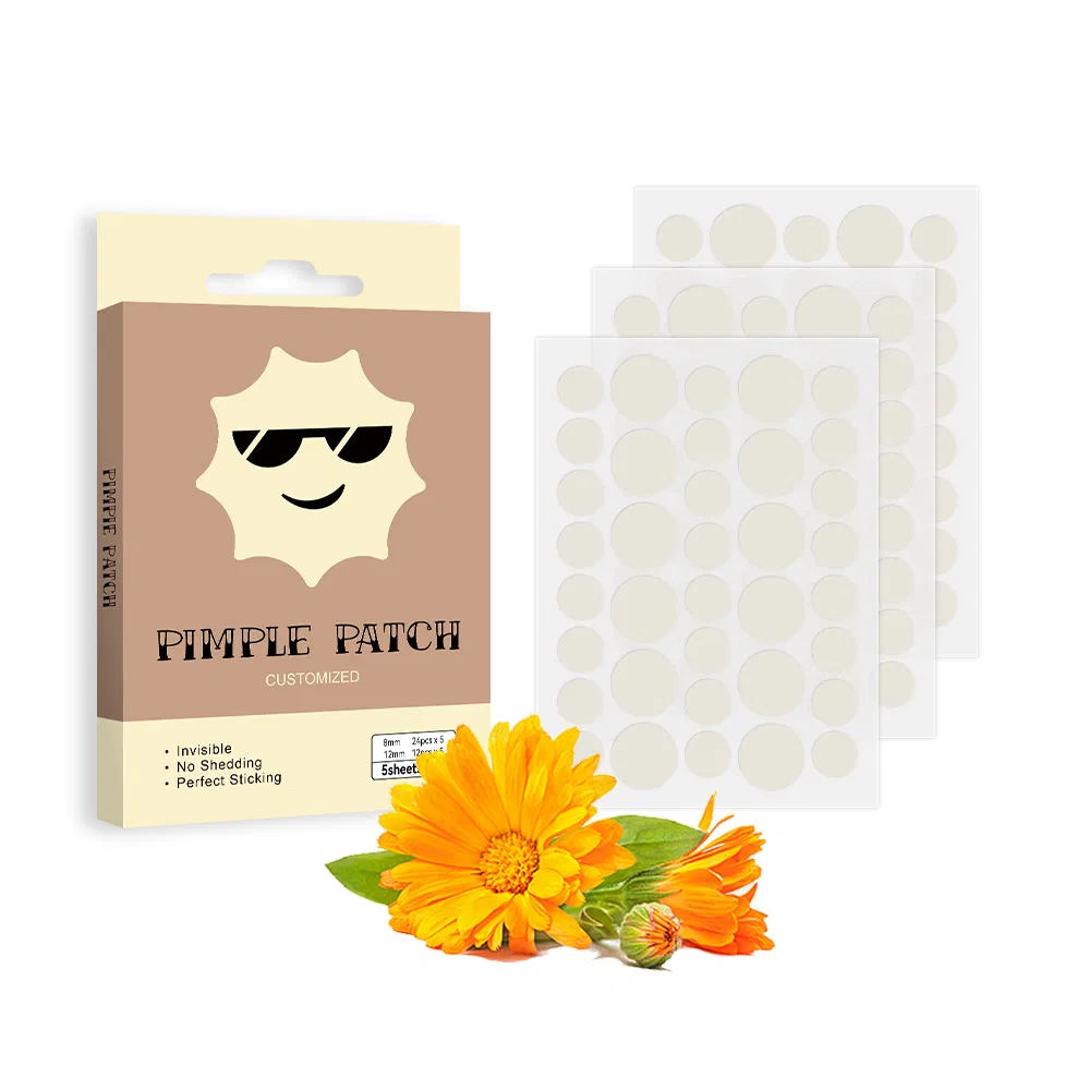 Private Label Custom Hydrocolloid Acne Patches - Healing Spot Treatment Dots