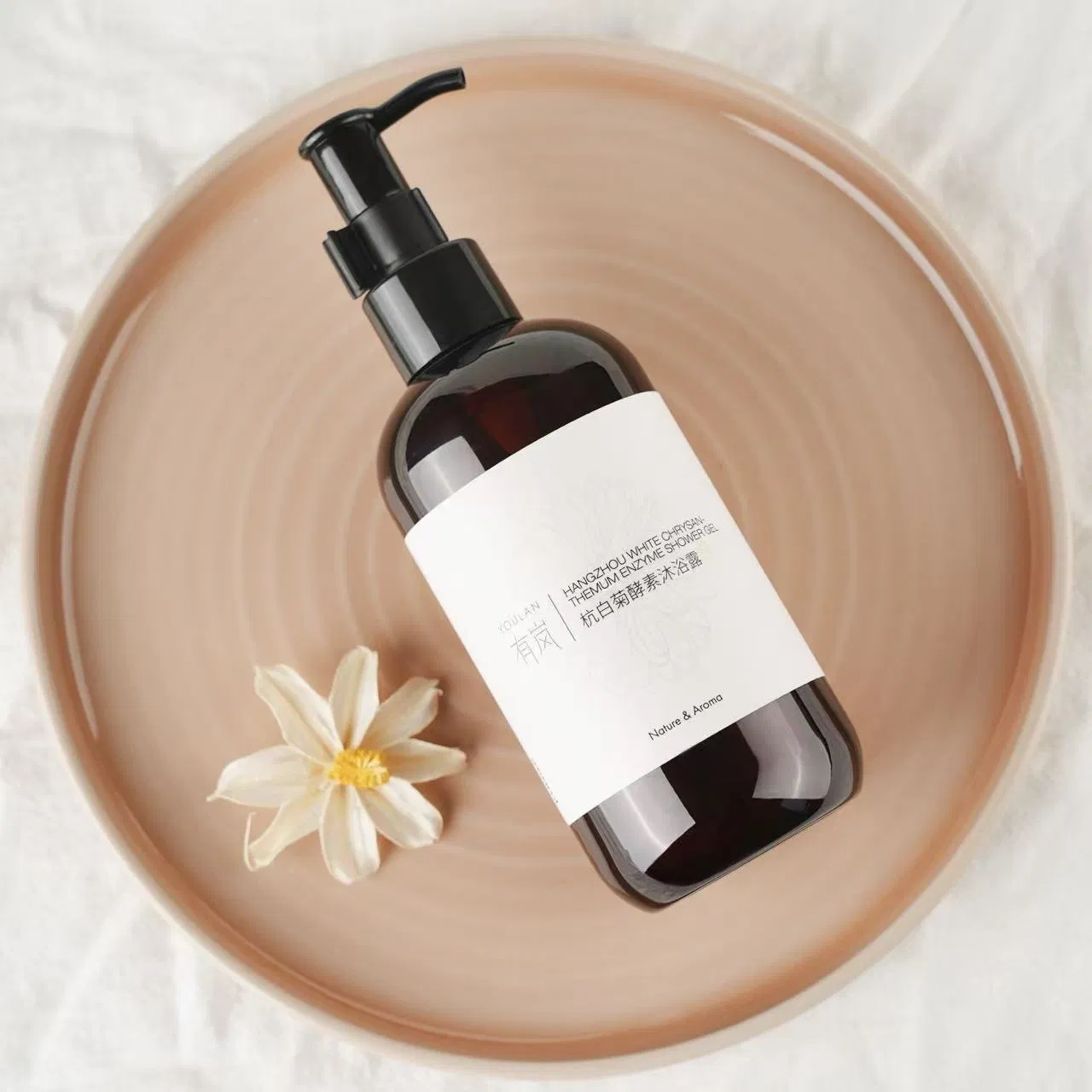 Hypoallergenic Enzyme Body Wash Fragrance Free Gentle Shower Gel for Sensitive Skin Luxury SPA Enzyme Body Wash Natural Plant Essence Nourishing Body Cleaner