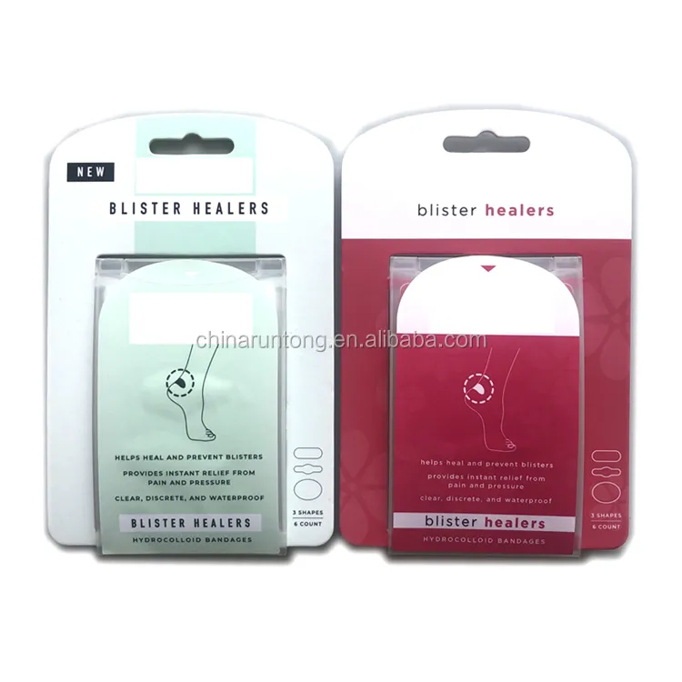 Adhesive Hydrogel Foot Plasters - Ultra-Thin Blister Treatment for Shoes & Boots
