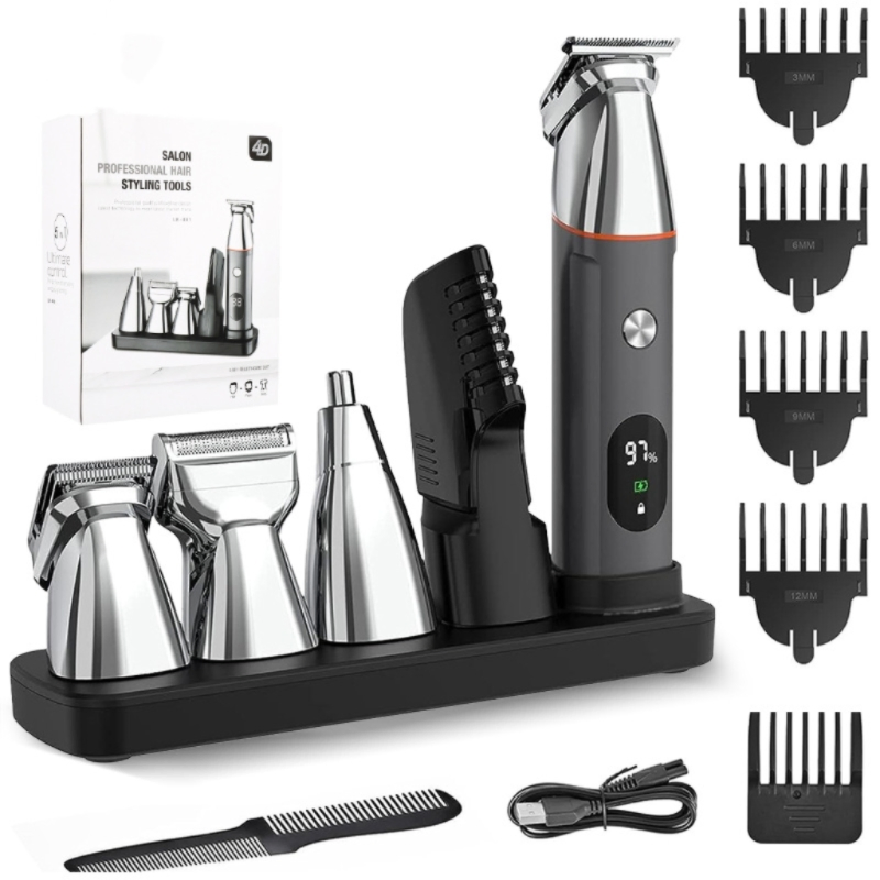 All-in-One Comfortable Safe Men's Body Hair Groomer System