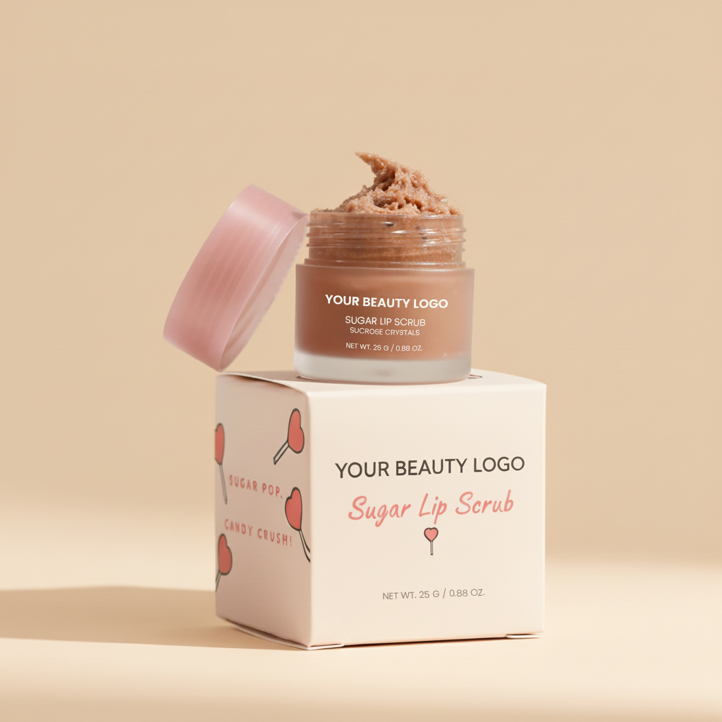Sugar Lip Scrub Offers Exfoliating Lip Care with Gentle Sugar to Remove Dead Skin Smooth and Moisturize Dry Lips for Makeup Prep
