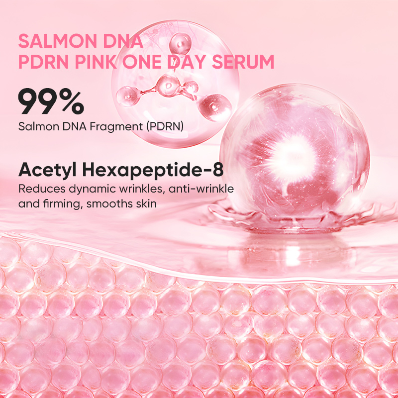 Private Label Anti-aging Whitening Brightening Moisturizing Niacinamide Collagen Skin Care PDRN Salmon DNA Face Ampoule Serum