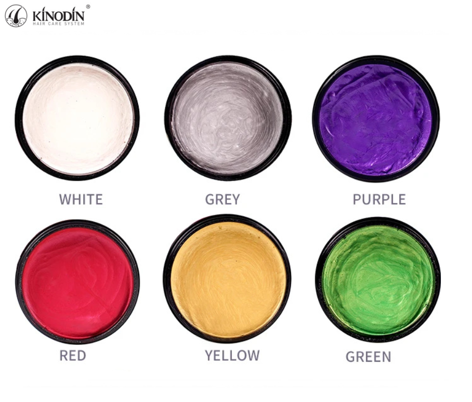 100g Organic Herbal Hair Wax Dye Nature Styling Temporary Cream Hair Dye with Strong Hold Smoothing Feature