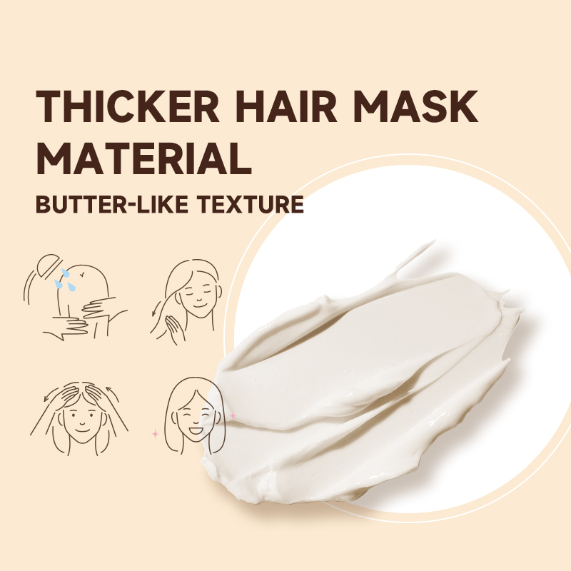 MOCHEQI MUSK Professional Hair Care Keratin Argan Oil Hair Mask Organic Hyaluronic Acid Treatment Products