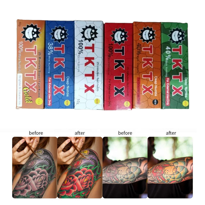 Transparent Gel in Hygienic Tube for Safe Tattoo &amp; Skin Treatments