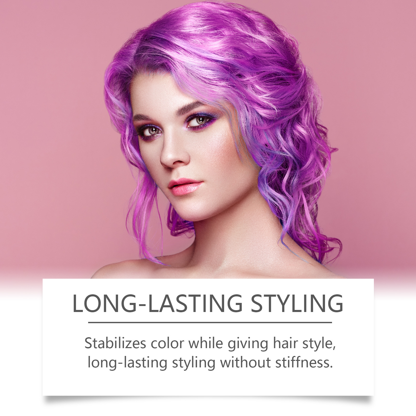 Colorful Hair Styling Dyeing Wax Show