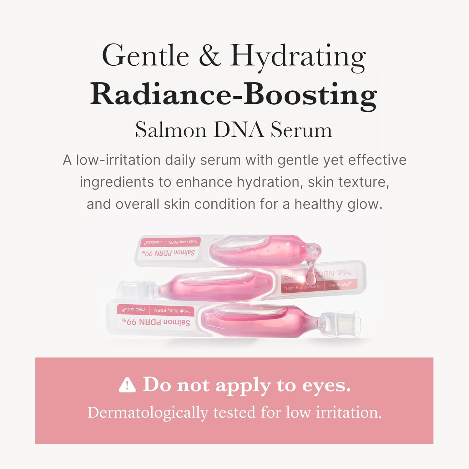 Medicube Factory Wholesale Korean Skincare Salmon DNA PDRN Pink One Day Serum 99% Intensive Ampoule Collagen Glutathione 10units