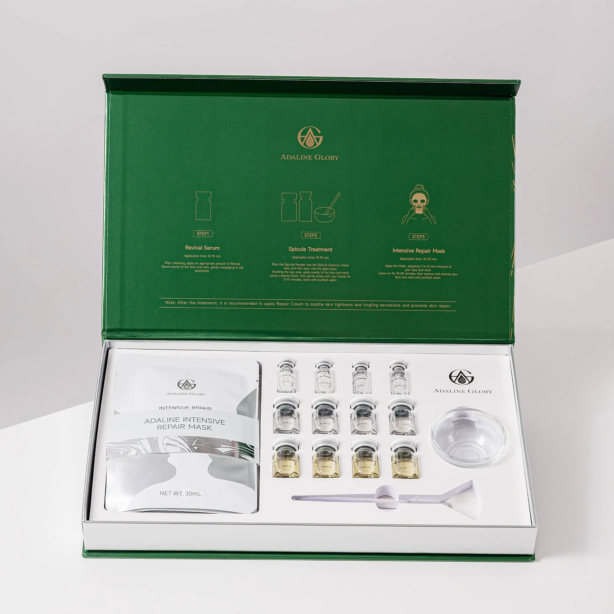 Adaline Glory Revival System Expert Melasma Solution: Spongilla Facial Treatment for Skin Renewal