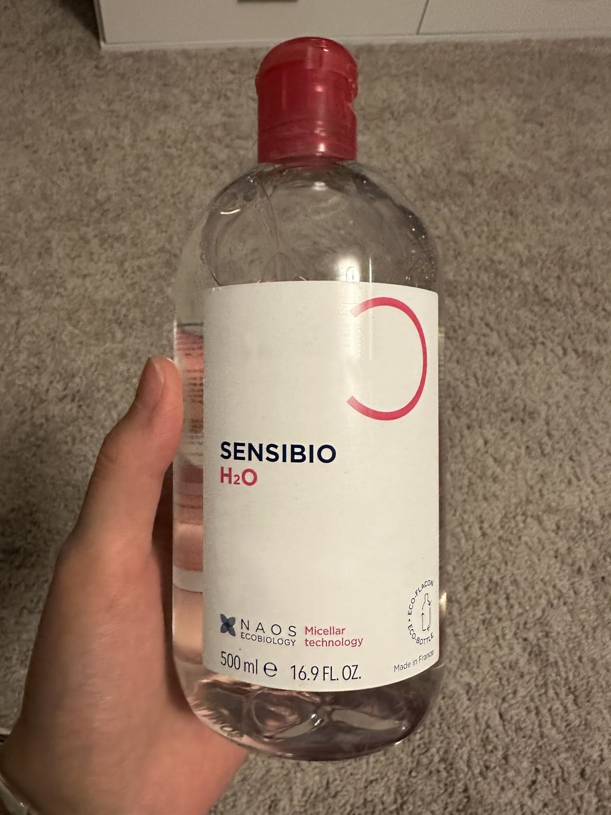 Biodeemai Micellar Water Facial Cleanser and Makeup Remover Mitigates Discomfort and Redness Leaving Skin Refreshed and Soothed
