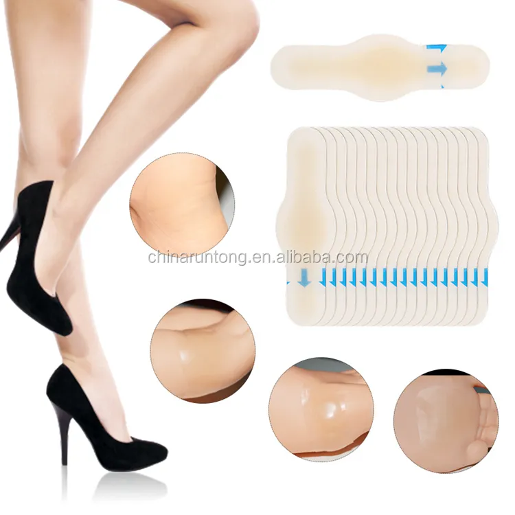Adhesive Hydrogel Foot Plasters - Ultra-Thin Blister Treatment for Shoes & Boots
