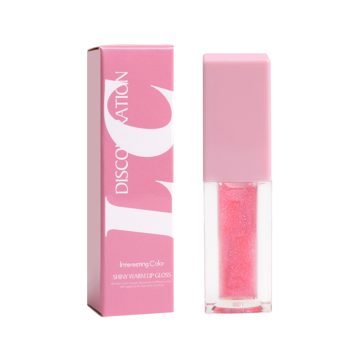 Private Label Customized Lip Gloss Long-Lasting Moisturizing Transparent Pearlescent Lip Oil Made with Organic Shea Butter