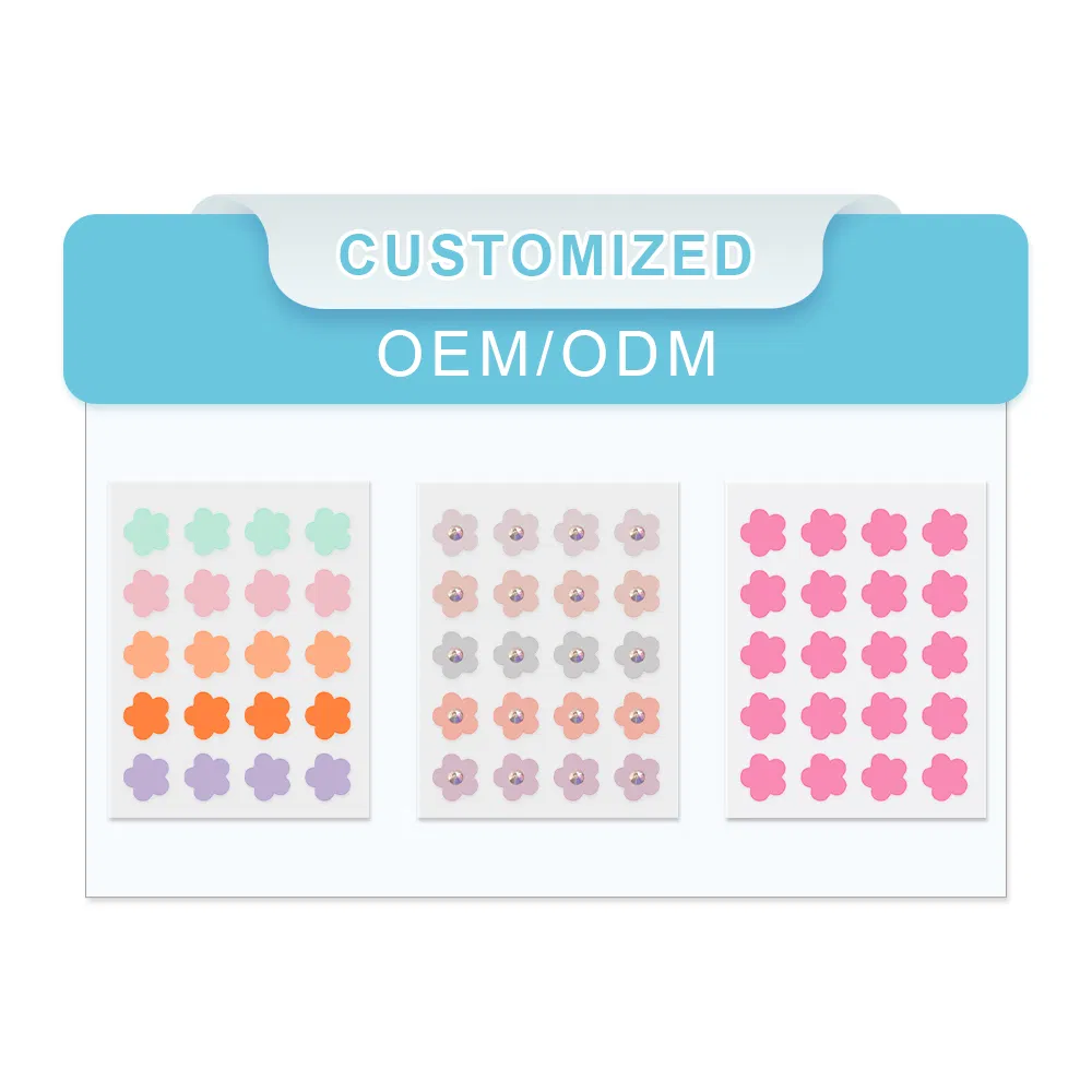 Private Label Hydrocolloid Acne Patches - Invisible Star Spot Treatment