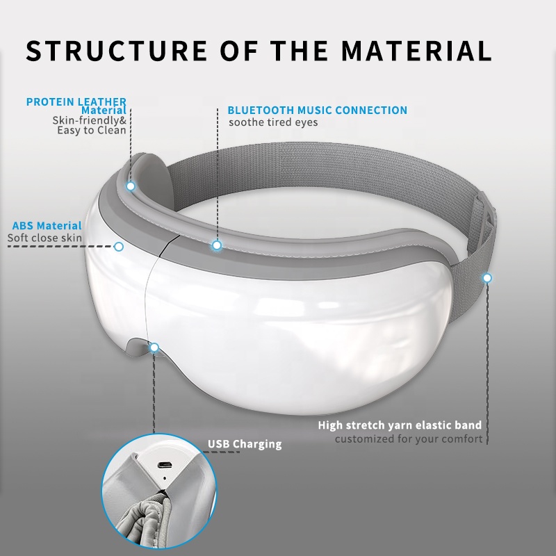 Eye Care Massage with Four Models Help Sleep Cure Headache Relax Eye Massager Accept Customization