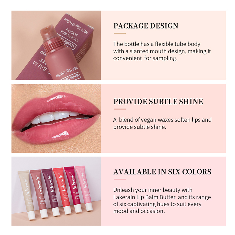 Eco Friendly Waterproof Sunscreen Lip Balm for Moisturizing Private Label Color Changingnourishing Lip Balm for Organic