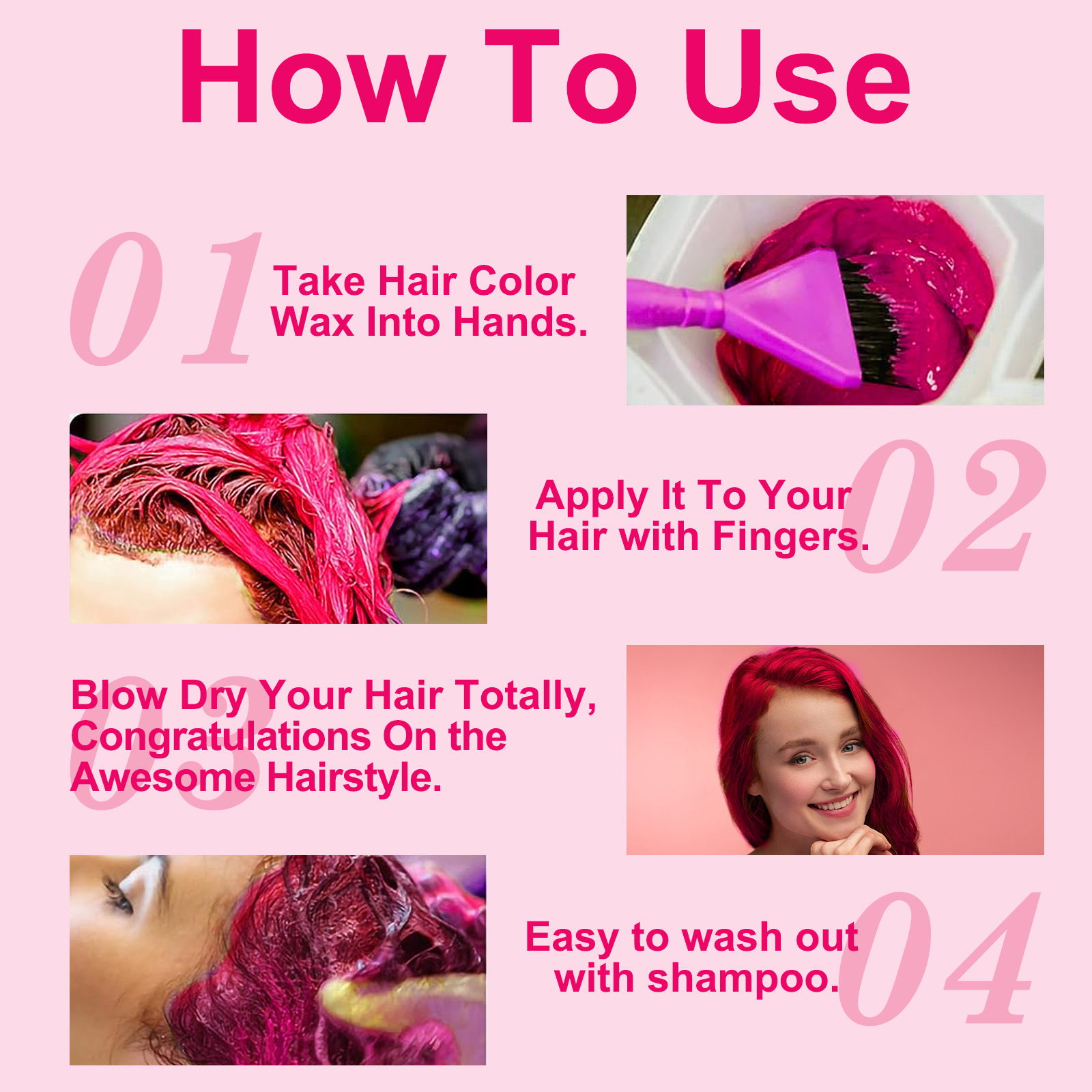 Coloring Hair Wax Showcase 5