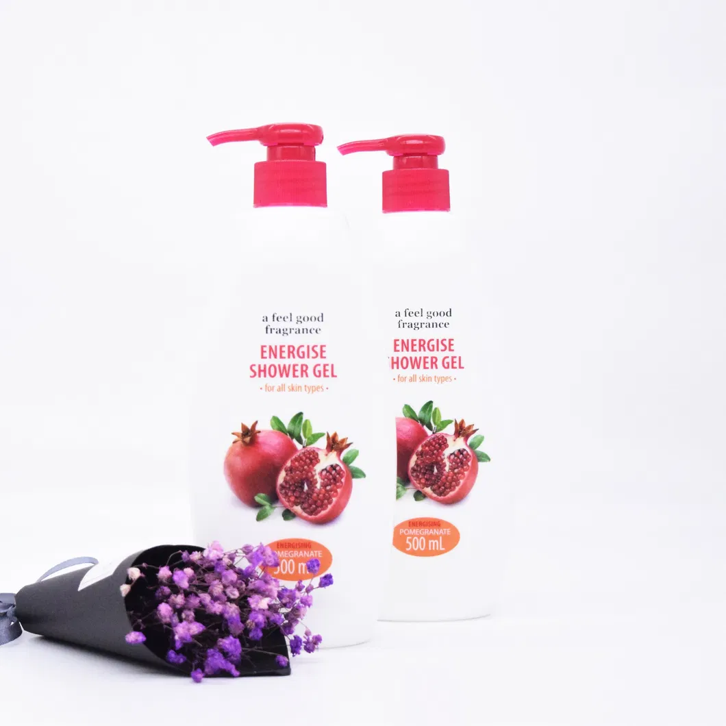 Three Kinds of Shower Gel Nourishing Body Wash Moisturizing Skin - Pomegranate Details