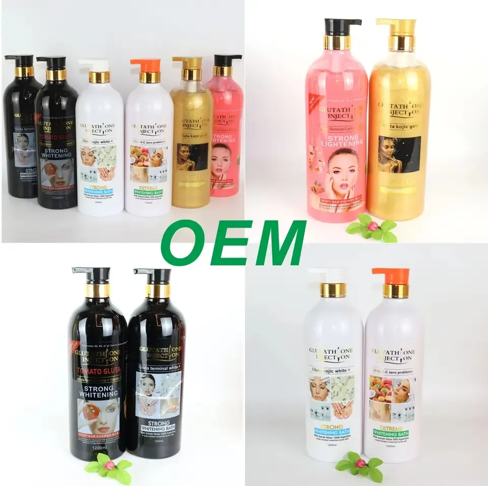 Lightening Gluta Injection Kojic Organic Strong Whitening Bath Body Wash